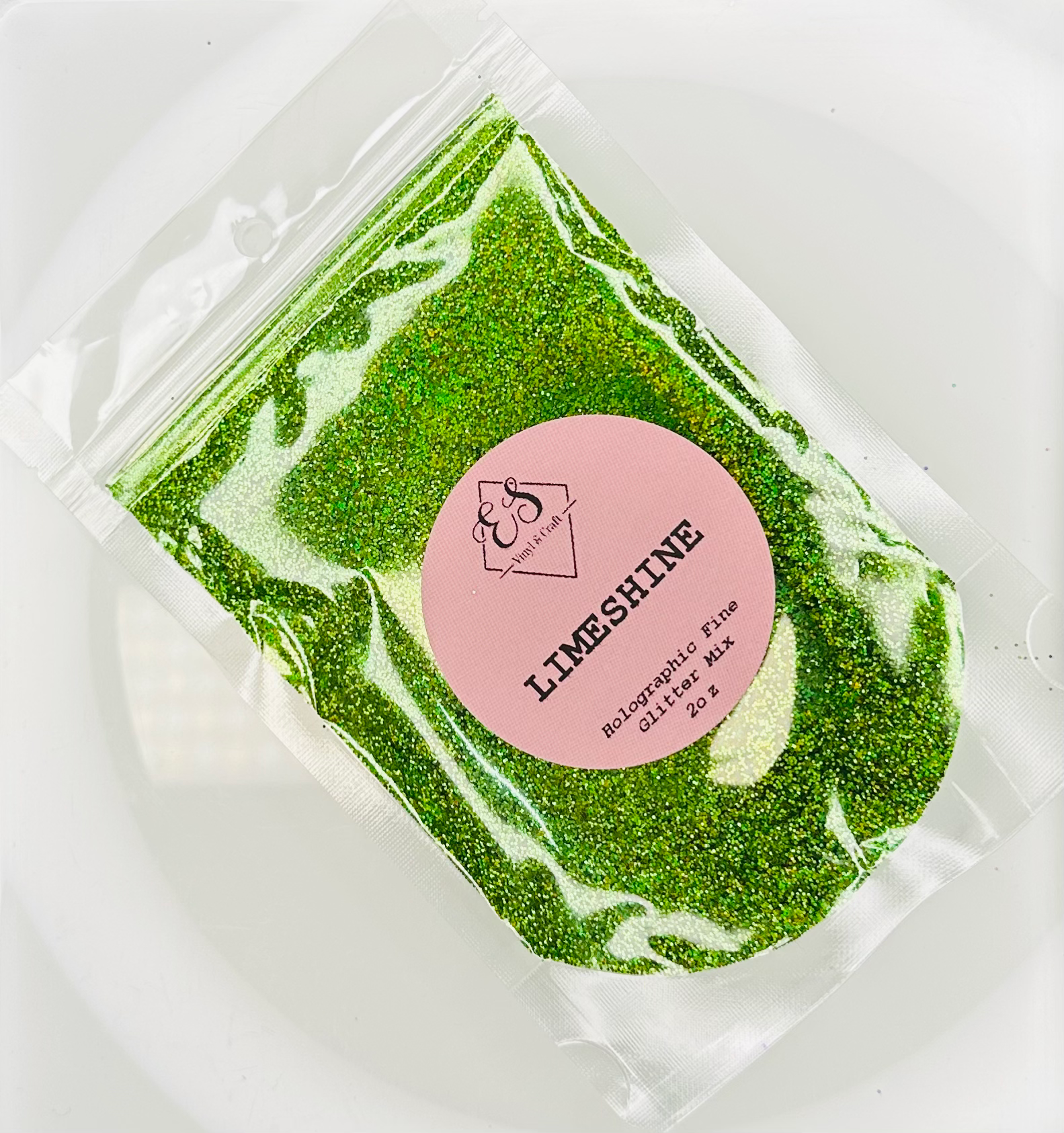 Lime Shine - Holographic Fine Glitter Mix image 0