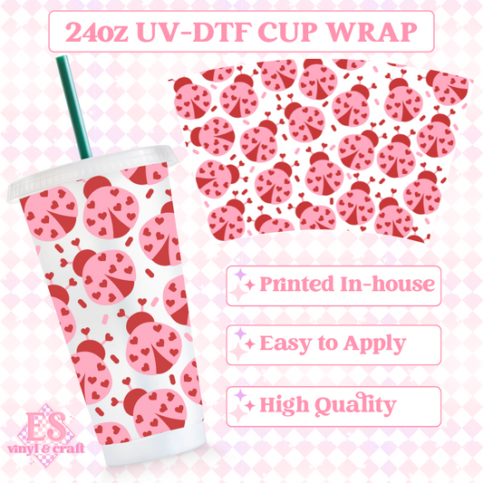Love Bug - UVDTF 24oz Cold Cup Wrap image 0