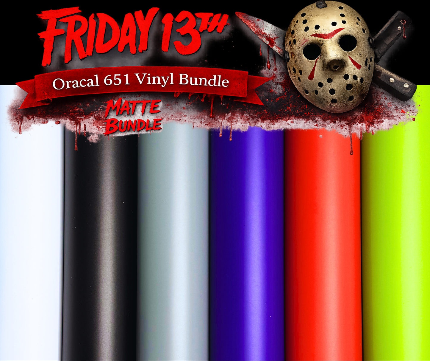 Friday 13th! - Oracal Bundle - Matte or Glossy - LIMITED EDITION! image 1