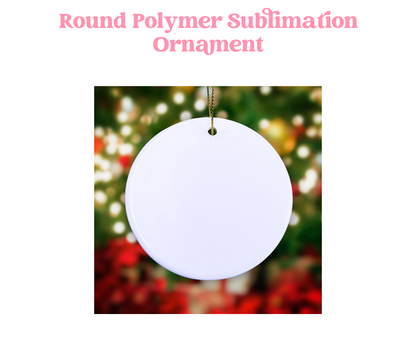 Polymer Sublimation Ornaments image 1
