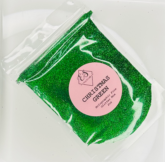 Christmas Green - Holographic Fine Glitter Mix image 0