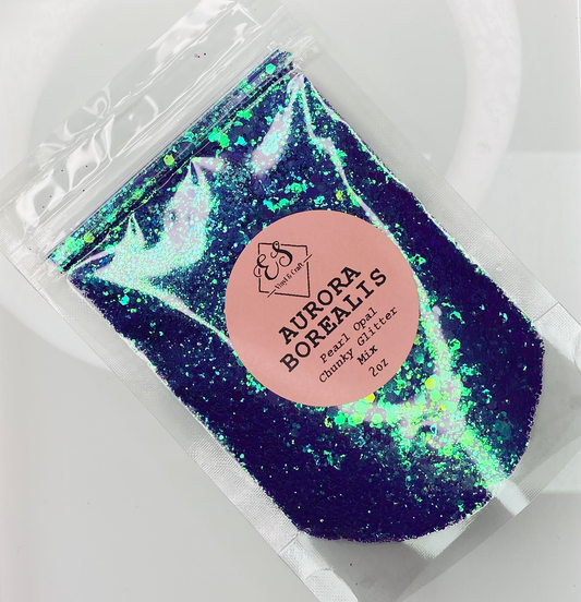 Aurora Borealis - Pearl Opal Chunky Glitter Mix image 0