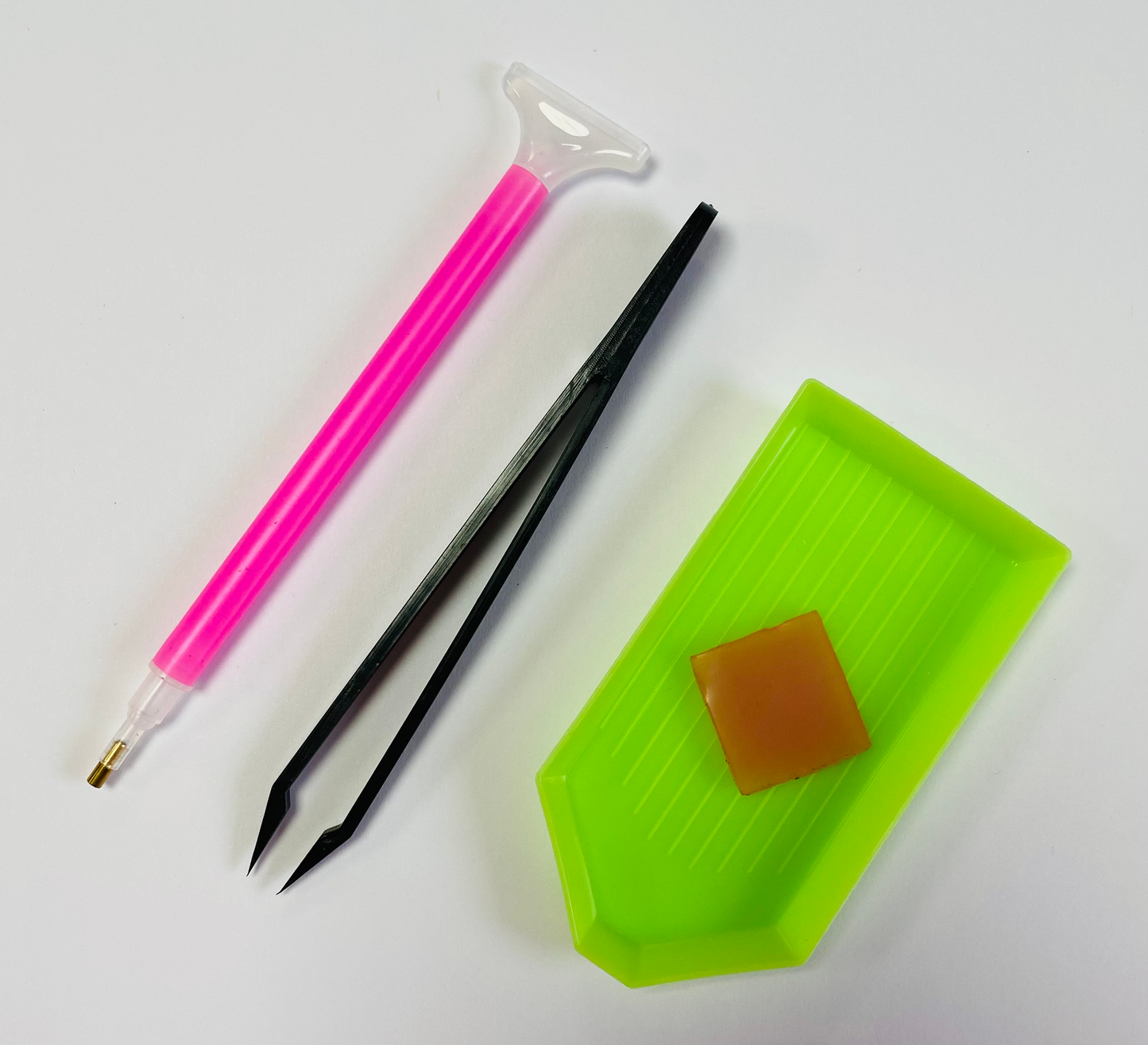Rhinestone Tray, Pen, Wax and Tweezers image 0