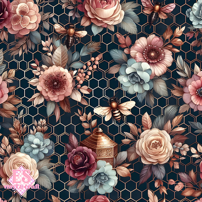 The Botanical Hive Collection - Section 1 - 12" x 12" Sheet