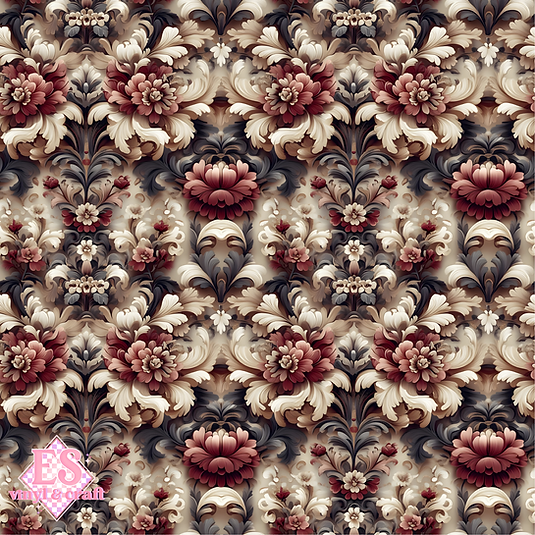 Velvet Baroque Collection SMALL - Section 3 - 12" x 12" Sheet