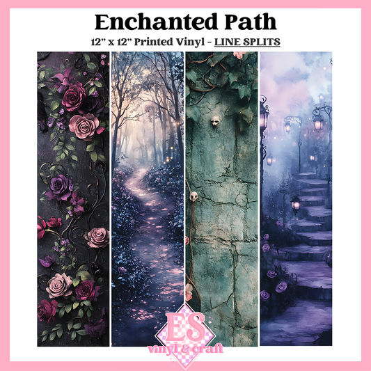 Enchanted Path - Line Split - 12" x 12" Sheet