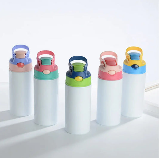 12oz Kids Flip-top White Sublimation Cup