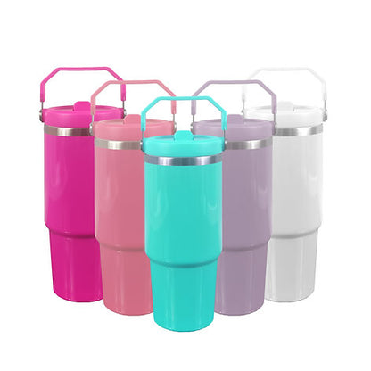 30oz Tumblers (Flip Handles) Sublimation Ready!