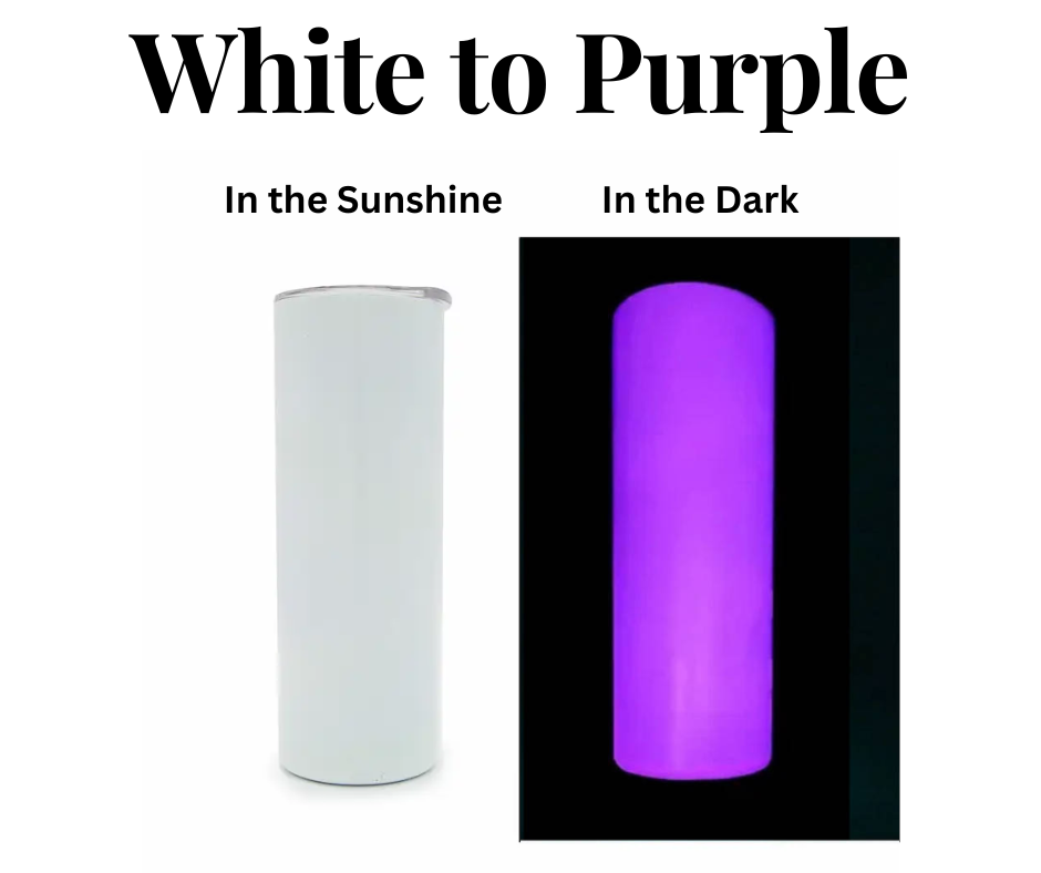 20oz Glow in the Dark Sublimation Tumblers