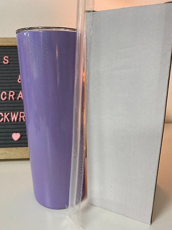 20oz Glitter Sublimation Tumbler