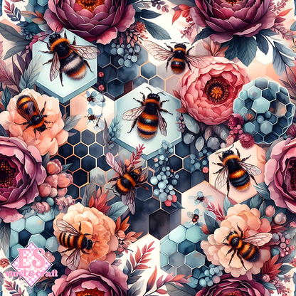 The Botanical Hive Collection - Section 2 - 12" x 12" Sheet