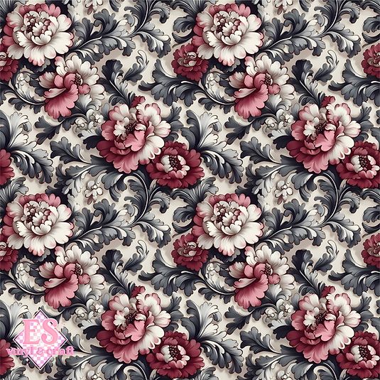 Velvet Baroque Collection SMALL - Section 3 - 12" x 12" Sheet