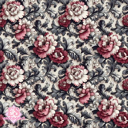 Velvet Baroque Collection SMALL - Section 3 - 12" x 12" Sheet