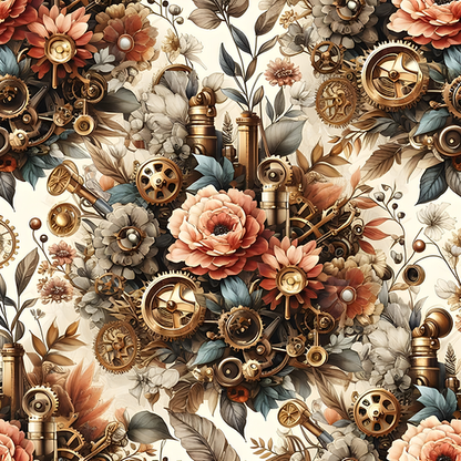 The Clockwork Bloom Collection - Chapter II - 12" x 12" Sheet