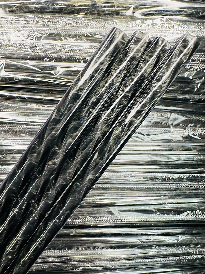 Black Swirl Straw