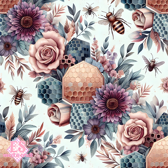 The Botanical Hive Collection - Section 1 - 12" x 12" Sheet