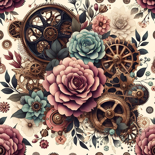 The Clockwork Bloom Collection - Chapter II - 12" x 12" Sheet