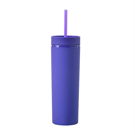 Matte Skinny Tumblers Double Wall 16oz (Letters Z - A11)