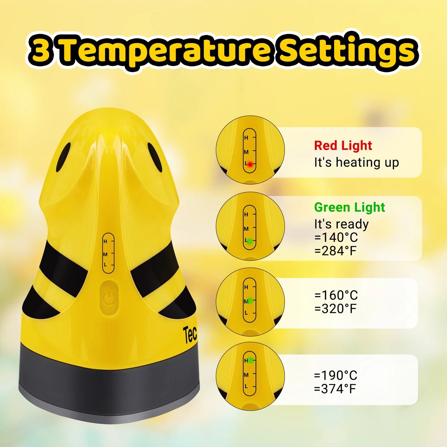 Teckwrap Mini Press - Yellow Bee