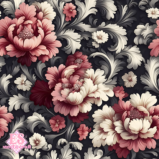 Velvet Baroque Collection LARGE - Section 4 - 12" x 12" Sheet