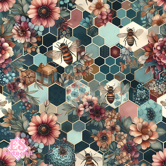 The Botanical Hive Collection - Section 1 - 12" x 12" Sheet