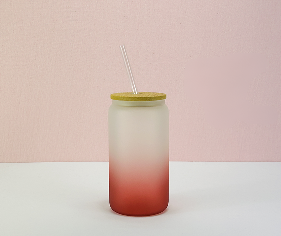 16oz Frosted Ombre Sublimation Glass