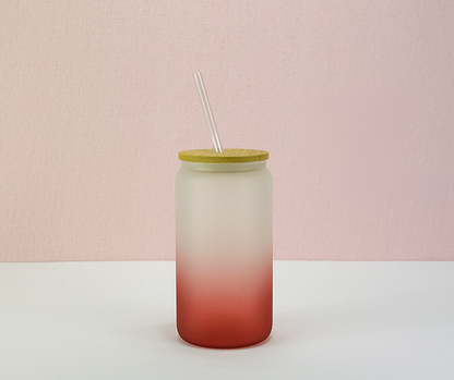 16oz Frosted Ombre Sublimation Glass