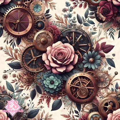 The Clockwork Bloom Collection - Chapter I - 12" x 12" Sheet