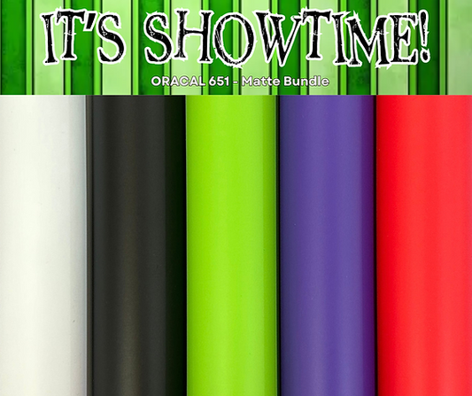IT'S SHOWTIME! - Matte or Glossy Oracal Bundles