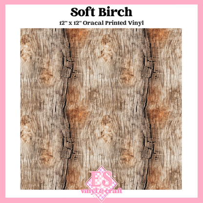 Natural Timber Collection - 12" x 12" Sheet (10 Different Designs)