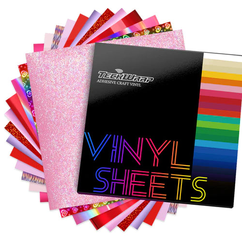 Teckwrap Valentines Self Adhesive Sheet Pack 12"x 12" x 12 Sheets