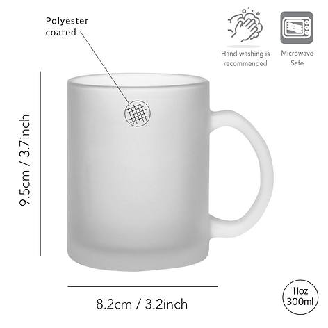 Frosted Sublimation Mug 11oz (330ml) (Copy)