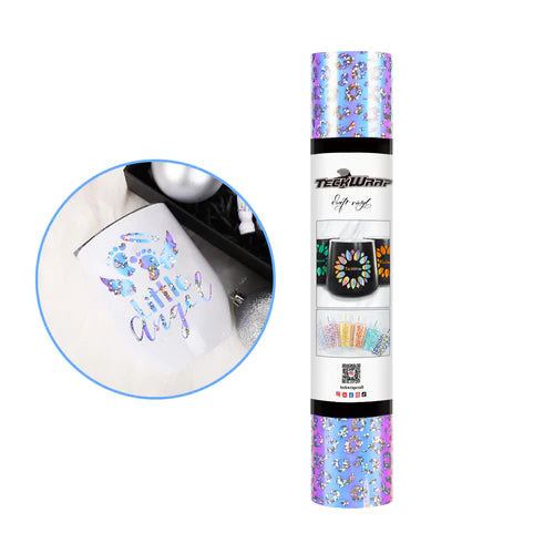 Mermaid and Leopard Holographic Pattern