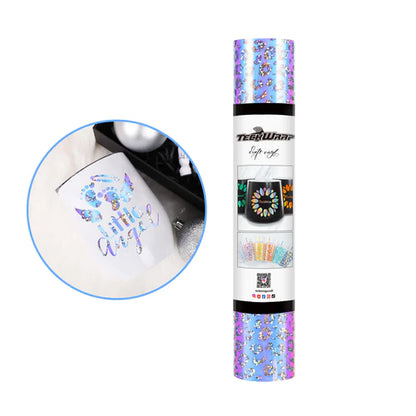 Mermaid and Leopard Holographic Pattern
