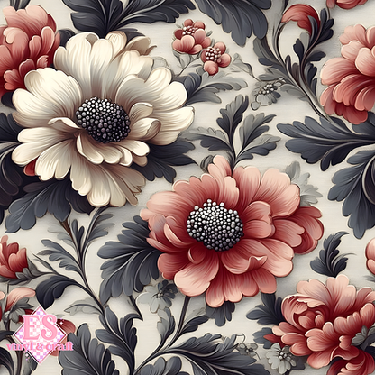 Velvet Baroque Collection LARGE - Section 4 - 12" x 12" Sheet