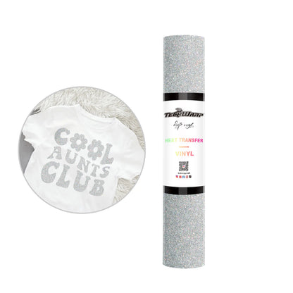 Teckwrap 10" Fancy Glitter Heat Transfer Vinyl