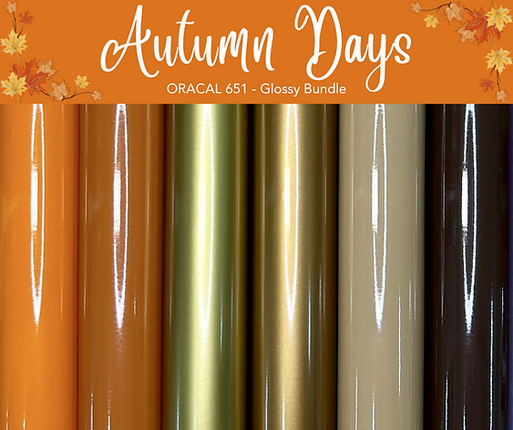 Autumn Days Oracal Bundle - Matte or Glossy