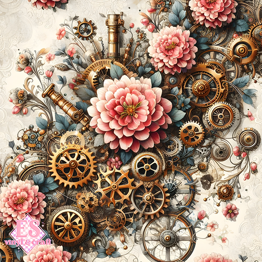 The Clockwork Bloom Collection - Chapter I - 12" x 12" Sheet