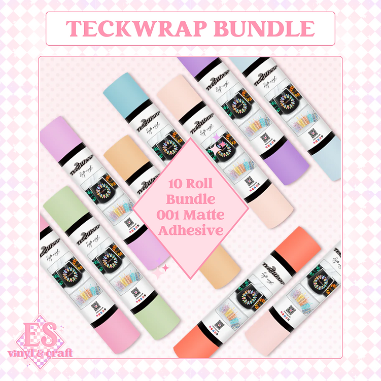 001 Series Pastel Roll Bundle - 10 Rolls