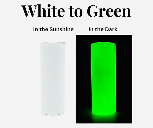 20oz Glow in the Dark Sublimation Tumblers
