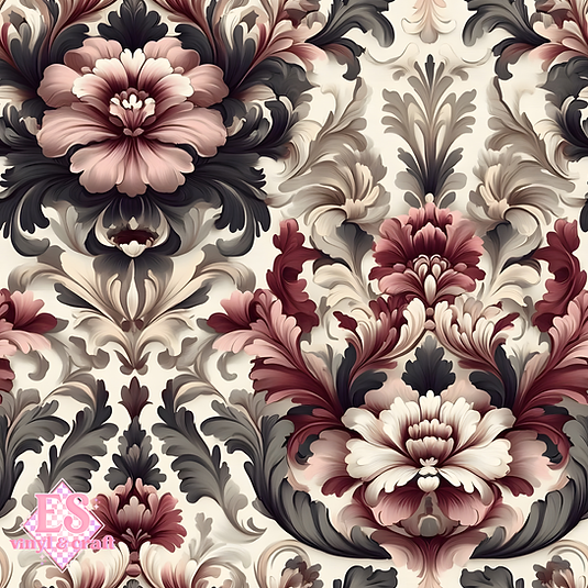 Velvet Baroque Collection LARGE - Section 4 - 12" x 12" Sheet