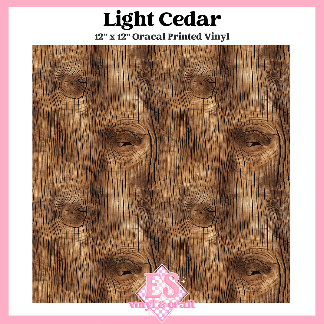 Natural Timber Collection - 12" x 12" Sheet (10 Different Designs)