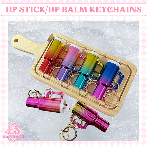Stanley Ombre 40oz Tumbler Lipstick / Chap Stick Keychain (6 Colours)