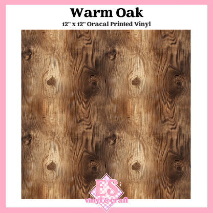 Natural Timber Collection - 12" x 12" Sheet (10 Different Designs)