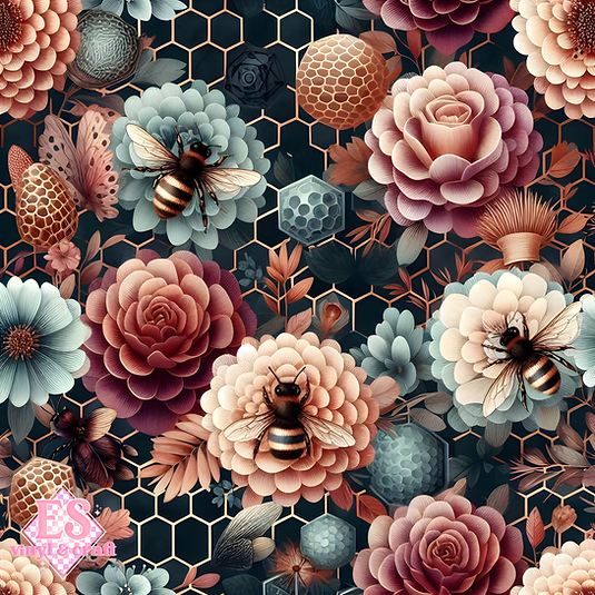 The Botanical Hive Collection - Section 1 - 12" x 12" Sheet