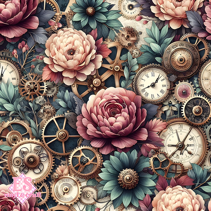The Clockwork Bloom Collection - Chapter I - 12" x 12" Sheet