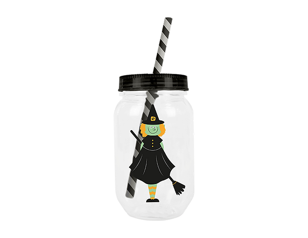 Halloween Cup and Straw 500ml