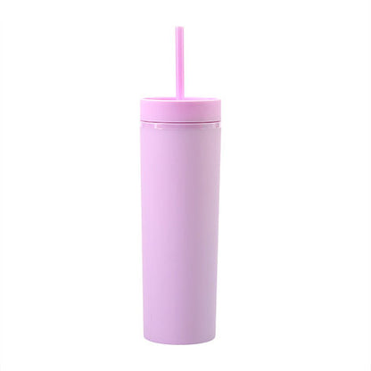 Matte Skinny Tumblers Double Wall 16oz (Letters Z - A11)