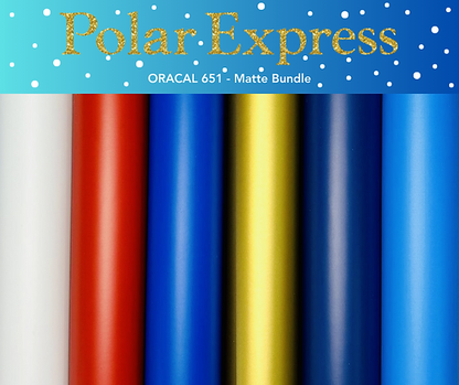 Polar Express Oracal Bundle - Matte or Glossy
