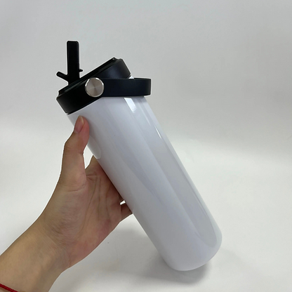 20oz Dual Lid White Sublimation Tumbler
